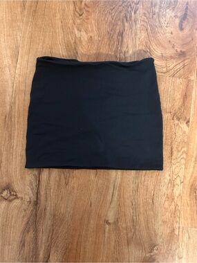 Aritzia Black Contour Mini Skirt